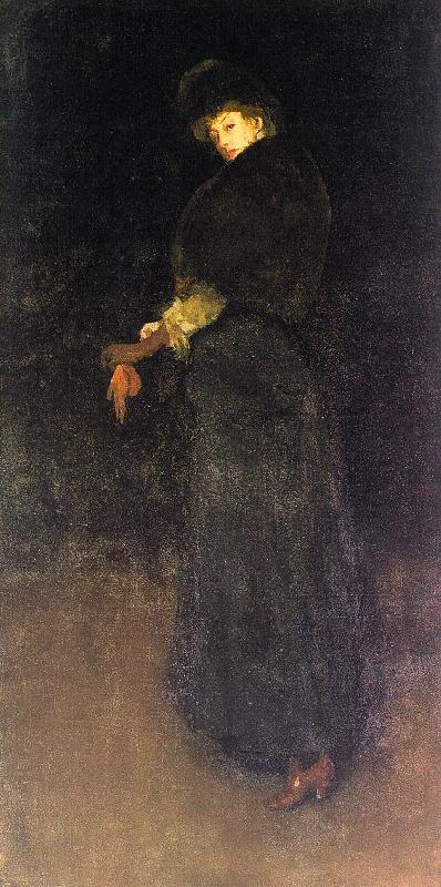James Abbott McNeil Whistler Arrangement in Black France oil painting art